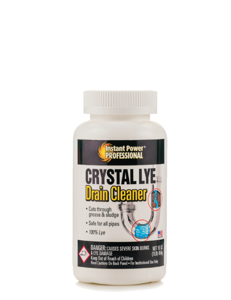 Crystal Lye Drain Opener Instant Power Professional Scotchcorp