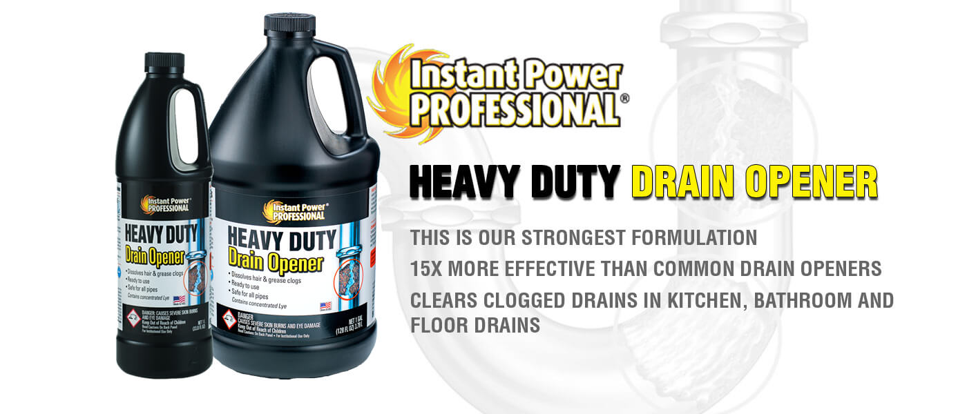 instant power main line cleaner for kitchen sink